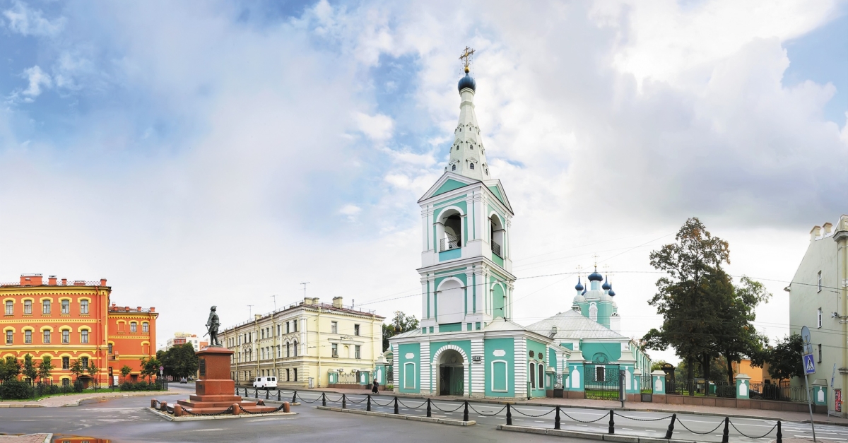 Сампсониевский собор памятник Петру