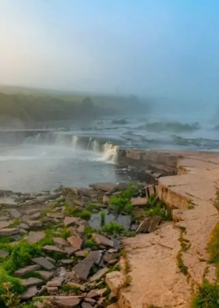 Тосненский водопад