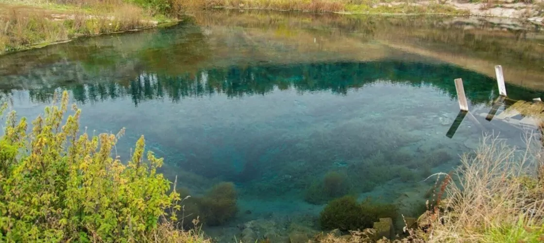 Голубое озеро Уфы